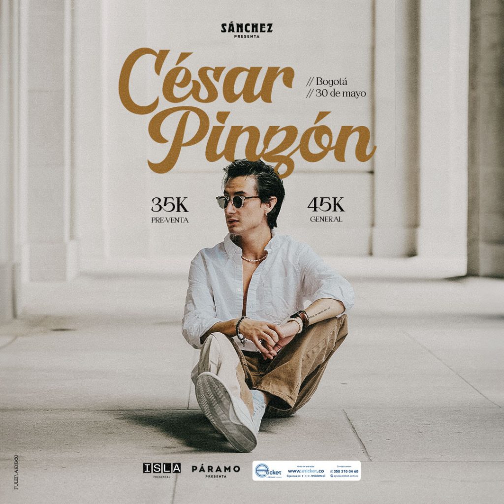 Cezar Pinzón llega a Bogotá Frow Coolture