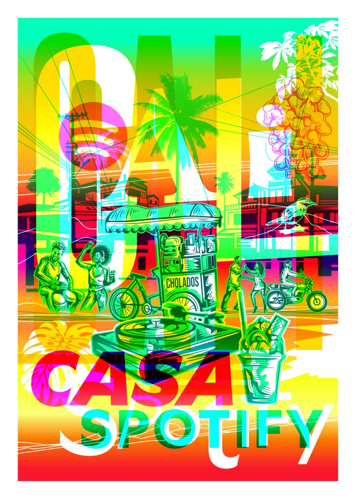 Casa Spotify Cali en FROW Coolture