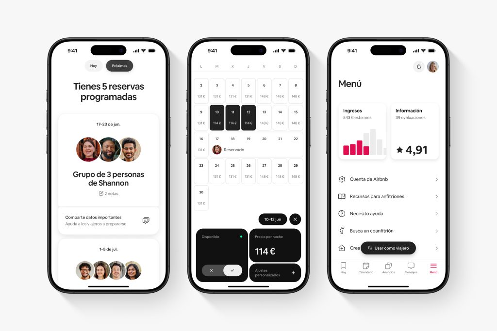 Airbnb app en pure coolture